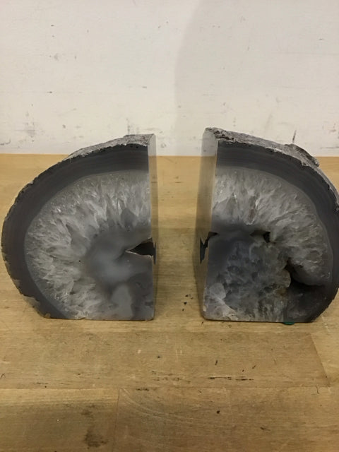Pair Of 6" Onyx Bookends