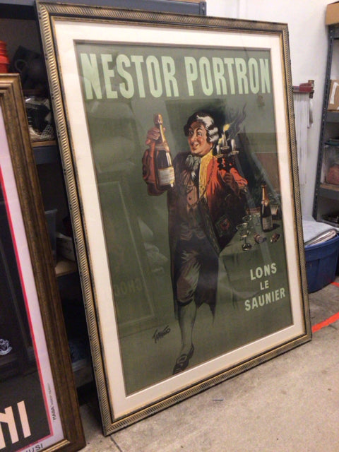 52" X 70" Framed Nestor Portron Poster Print On Board