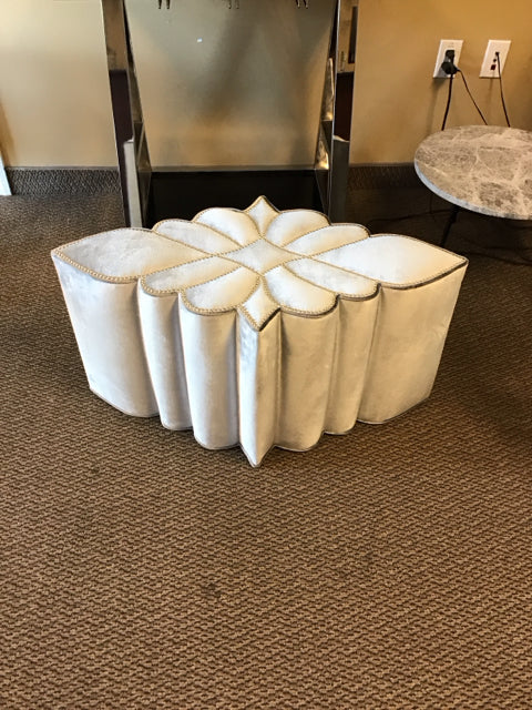 Haute House Amour Silver Ottoman