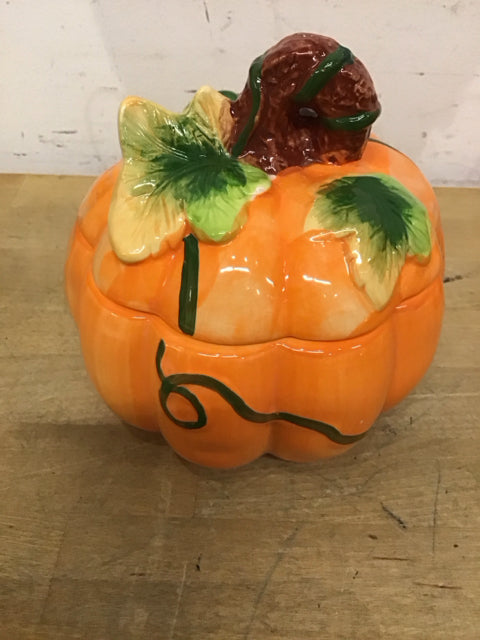 Lidded Ceramic Pumpkins