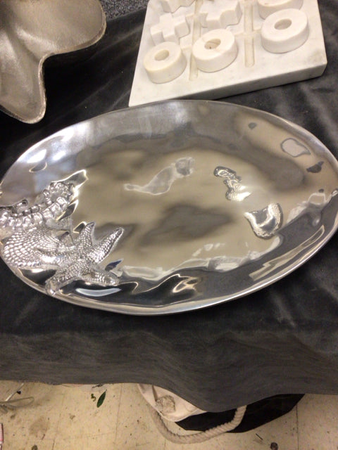 13 1/2" Mariposa Oval Sea Server Tray
