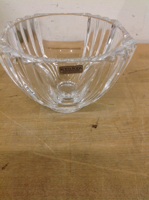 Bowl- 6" Kosta Boda Crystal