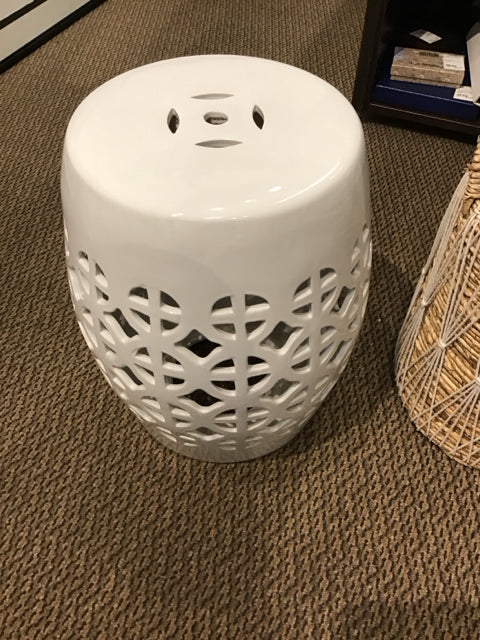 White Ceramic Plant Stand