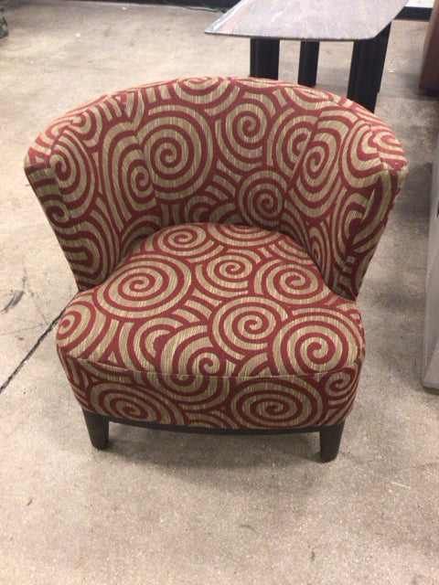 El Dorado
 Red Accent Fabric Barrel Chair