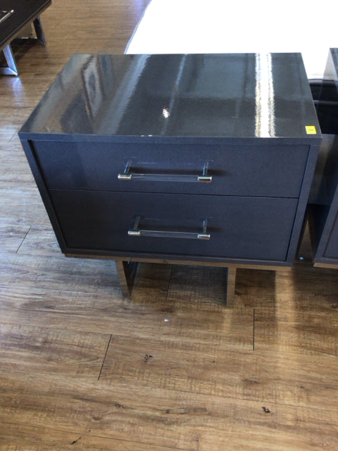 City Furniture Cortina Gray Nightstand