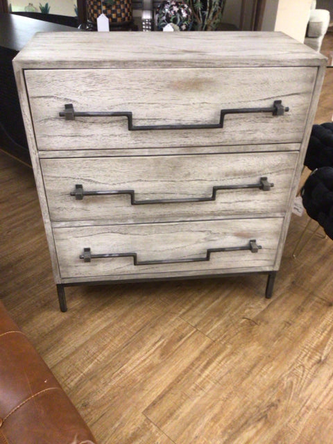 Uttermost 3 Drawer/Metal Handle Chest