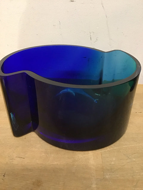 8"x4" Blue Green Bowl