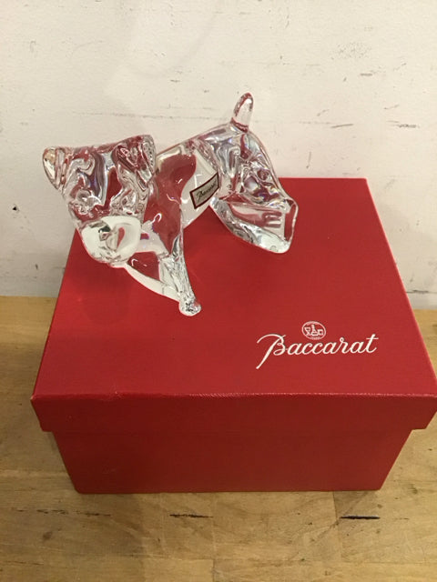 Baccarat Crystal Jack Russell Figurine
