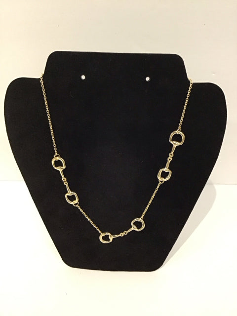 18" Gucci Style Gold Necklace