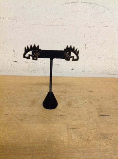 "Dinosaur" Metal Shaped Earrings