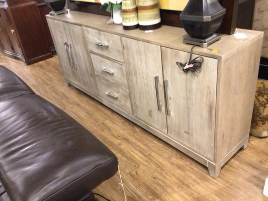 Wood Four Door/Three Drawer Buffet