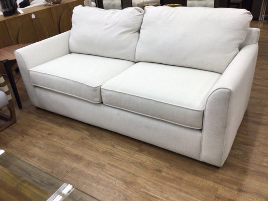 Cream Fabric Queen Sleeper Sofa