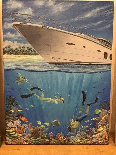 30"x40" Take Back Our Reefs By Danielle Perry