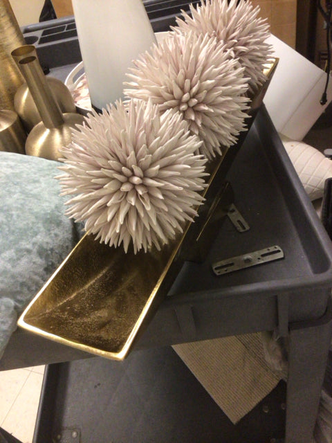 Gold Footed Bowl W/3 Spikes