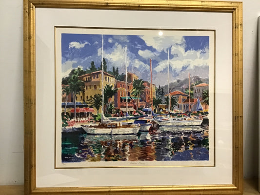 37" x 42" Harbour Morning Art