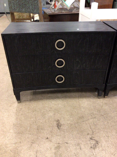 AS-IS Brownstone Three Drawer Chest (Top Damage)
