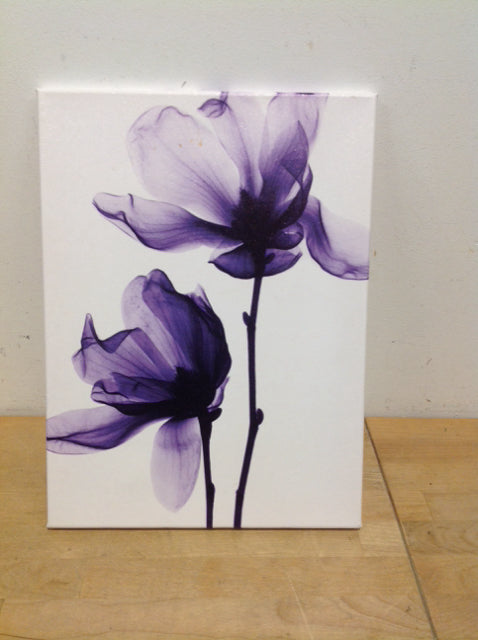12x16 Floral Canvas Art