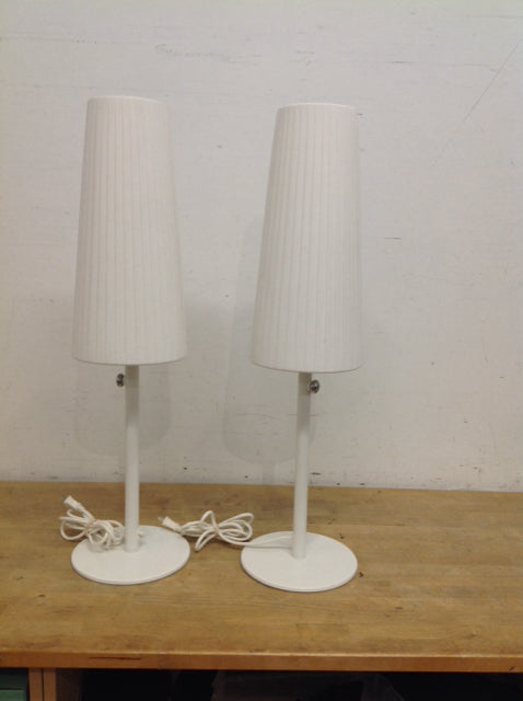 Pair Ikea Dimmable Lunta Table Lamps