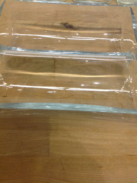 8" Clear Glass Divide Holder