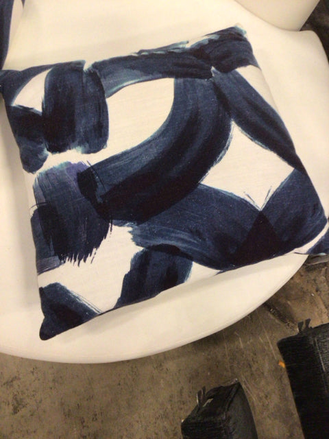 Blue & White Pillow