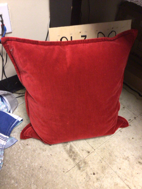 Red Fabric Pillow