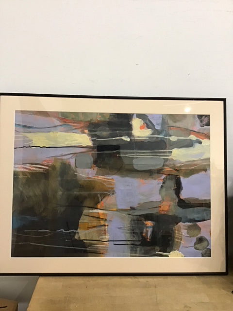 35"x26" Abstract Art Print By Wendy Nicholas