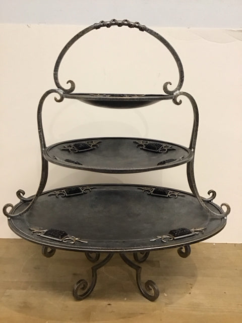 3-Level Metal Serving Stand