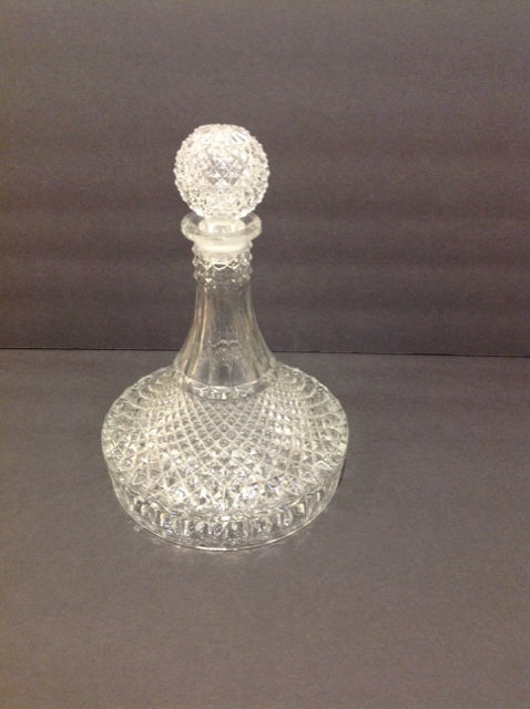 10" Cut Crystal Decanter