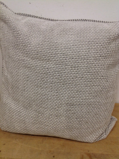 Pillow- 21" Grey & White Weave