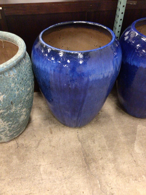 Royal Blue Ceramic Planter