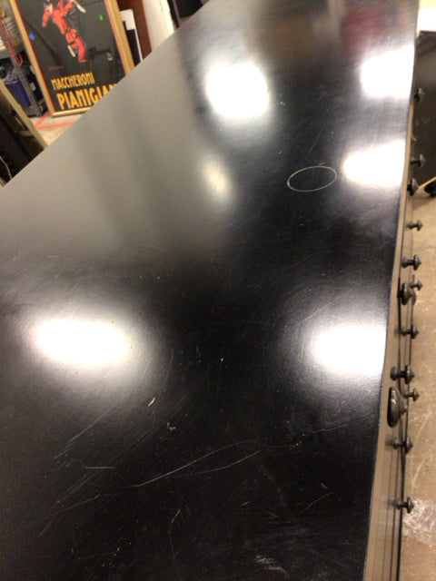AS-IS RH Black Dresser(Scratches/Ring Mark)