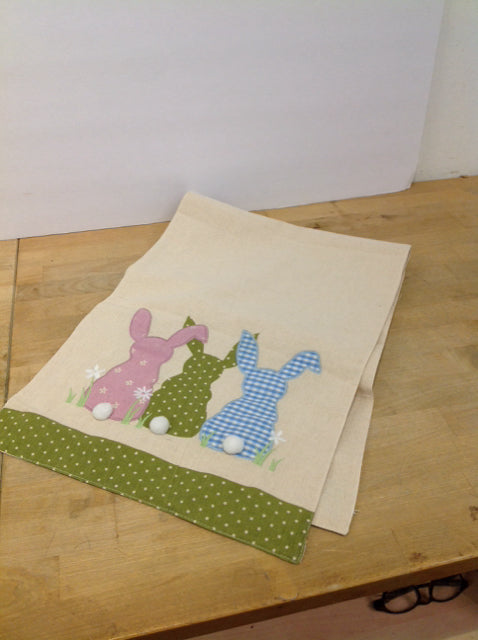 Linen Easter Table Runner