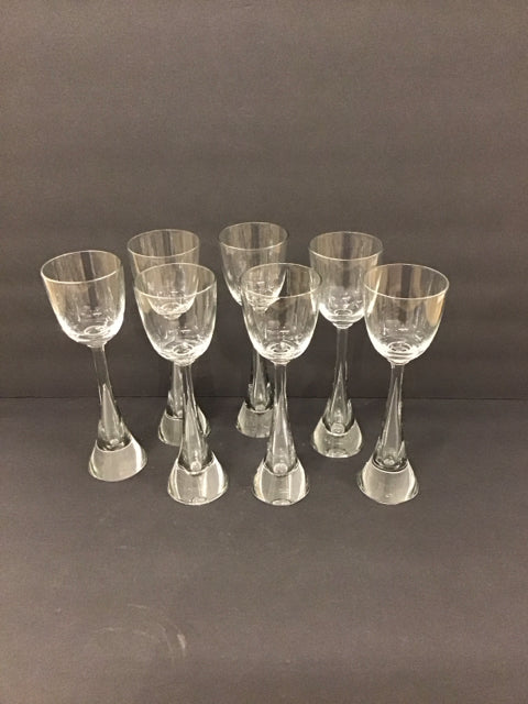 Set/7 "Flight" By Irice Wine Glasses