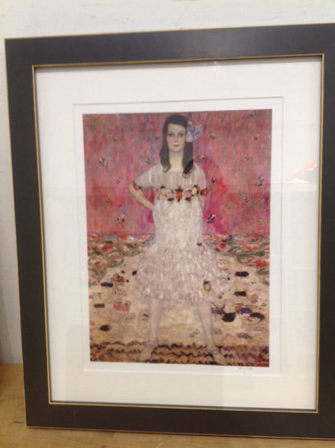 19" X 23" C O A Signed Klimt Gustav Giclee