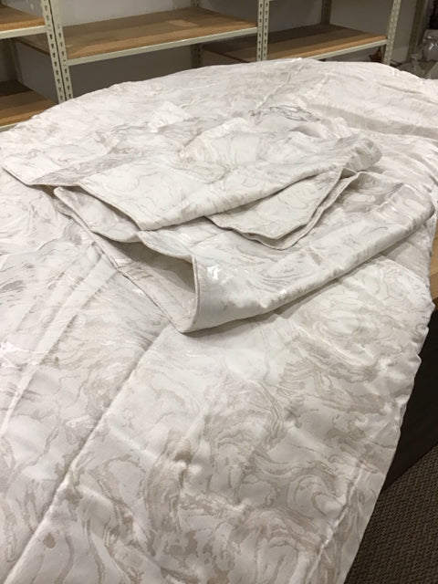 KING Hotel Collection Marble Comforter 2/Shams
