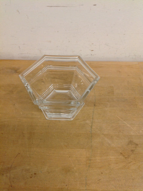 6.5" Pentagonal Glass Bowl