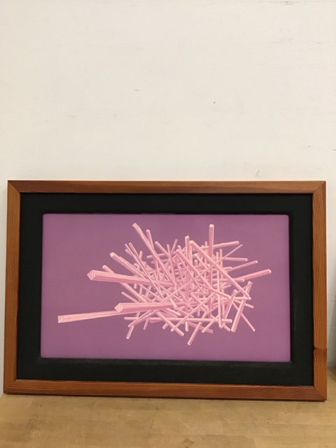 33.5"x22.5" Abstract Sticks  Art