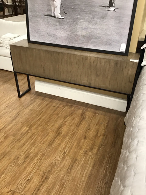 Uttermost Nevis Wood Console AS-IS Nicked on Top