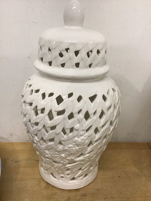 18" Pierced Cut Out Ginger Jar