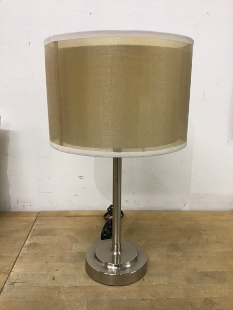 19" Chrome Table Lamp