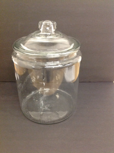12" Round Glass Jar