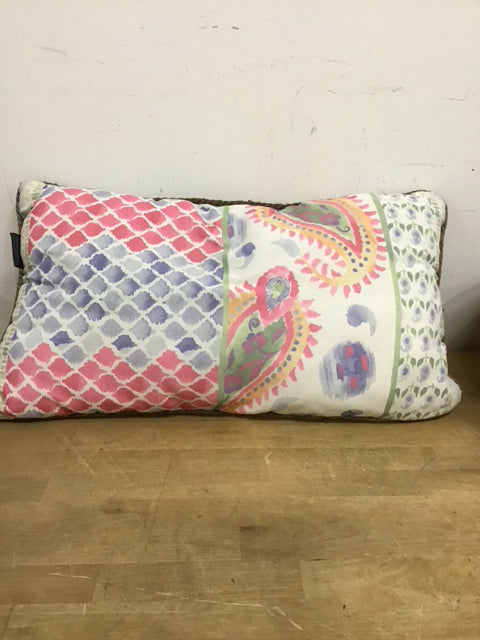 24"x14" Cynthia Rowley Paisley Pillow
