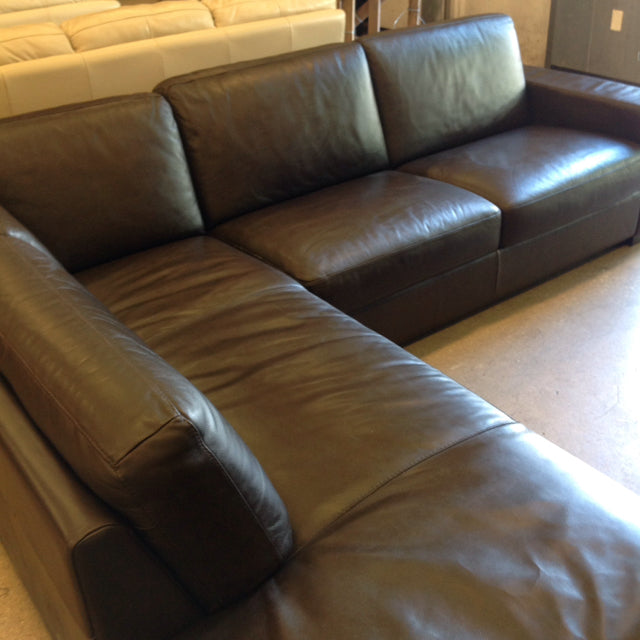 Italsofa 2-Pc Leather Sectional
