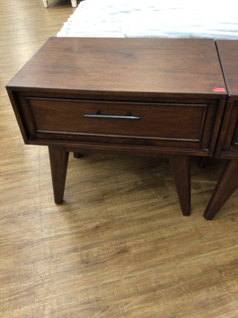 Macys Wood One Drawer Nightstand
