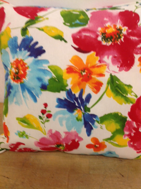 Pillow-16" Multi Color Floral