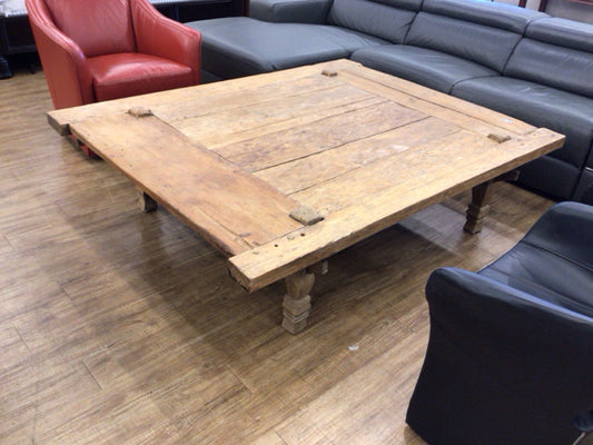 Large Rustic Wood Coffee Table