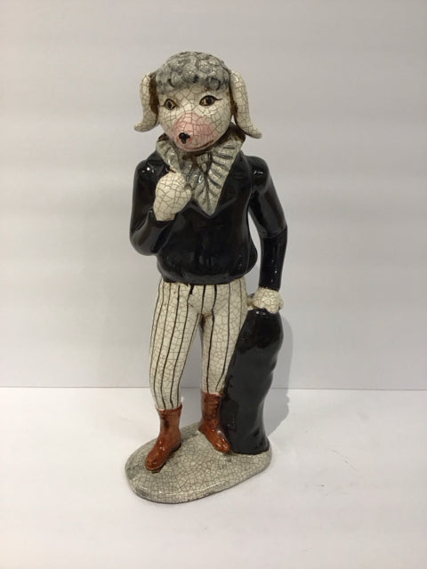 14.5" Mark Roberts Porcelain Poodle Figurine