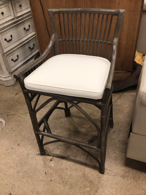 Bar Stool- Winston Rattan Vintage Grey
