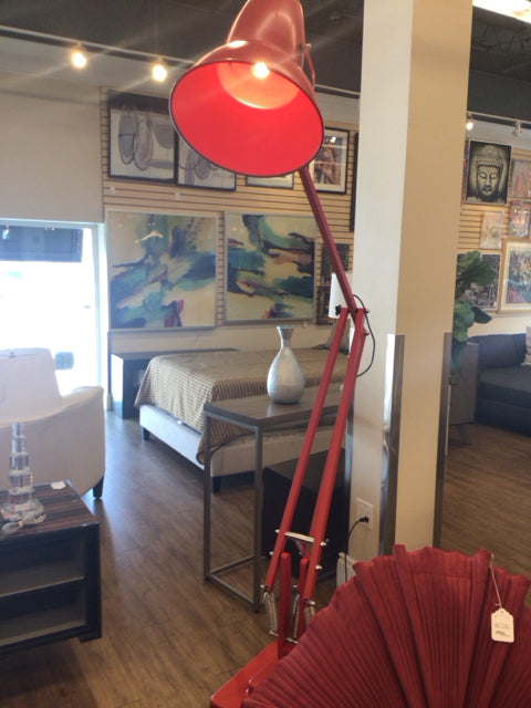 Angelpoise Crimson Red Floor Lamp