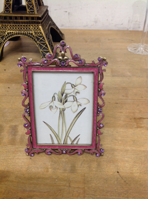 3" X 4" Pink Stone Frame